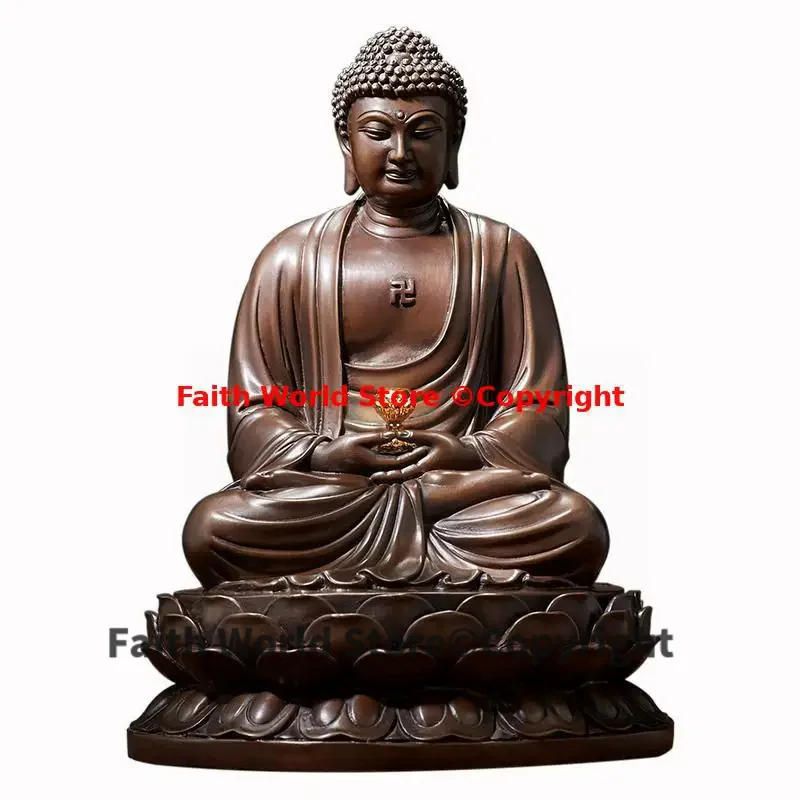 2025 3PCS # Wholesale of Buddhist supplies # Shakyamuni Ananda disciples bronze buddha statue family temples Spiritual Worship