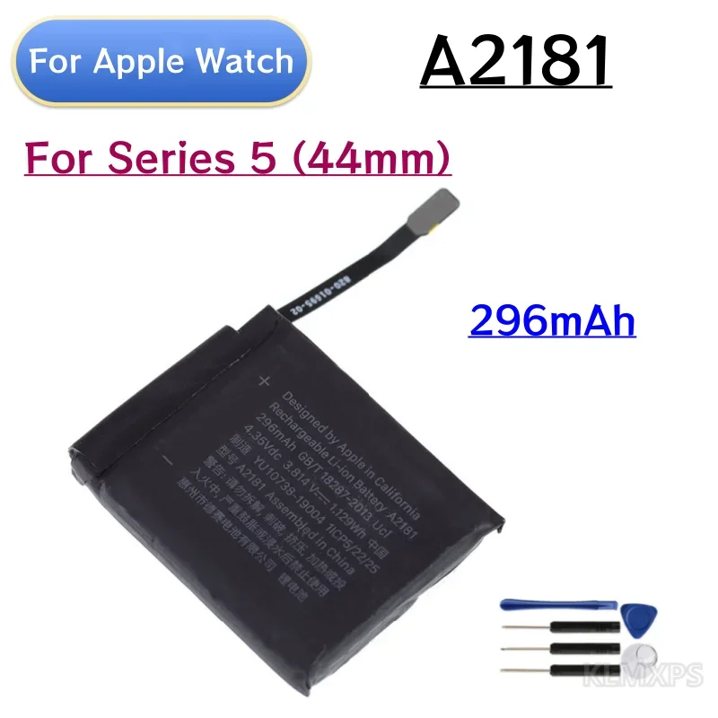 Battery Replacement for Apple Watch Series 1-8, SE 1/2, S1-S8 LTE, 38/40/41/42/44/45/49mm