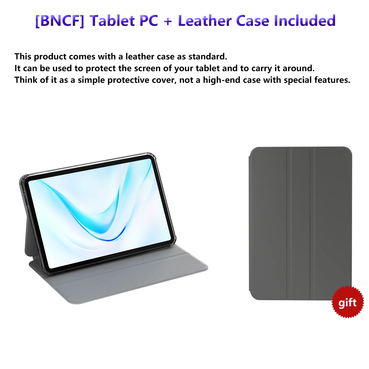 BNCF BPad 13.4 Inch Android 15 Tablet Unisoc T615 8-Core 10000mAh Battery 6GB RAM 256GB ROM Support Widevine L1 2K IPS Display