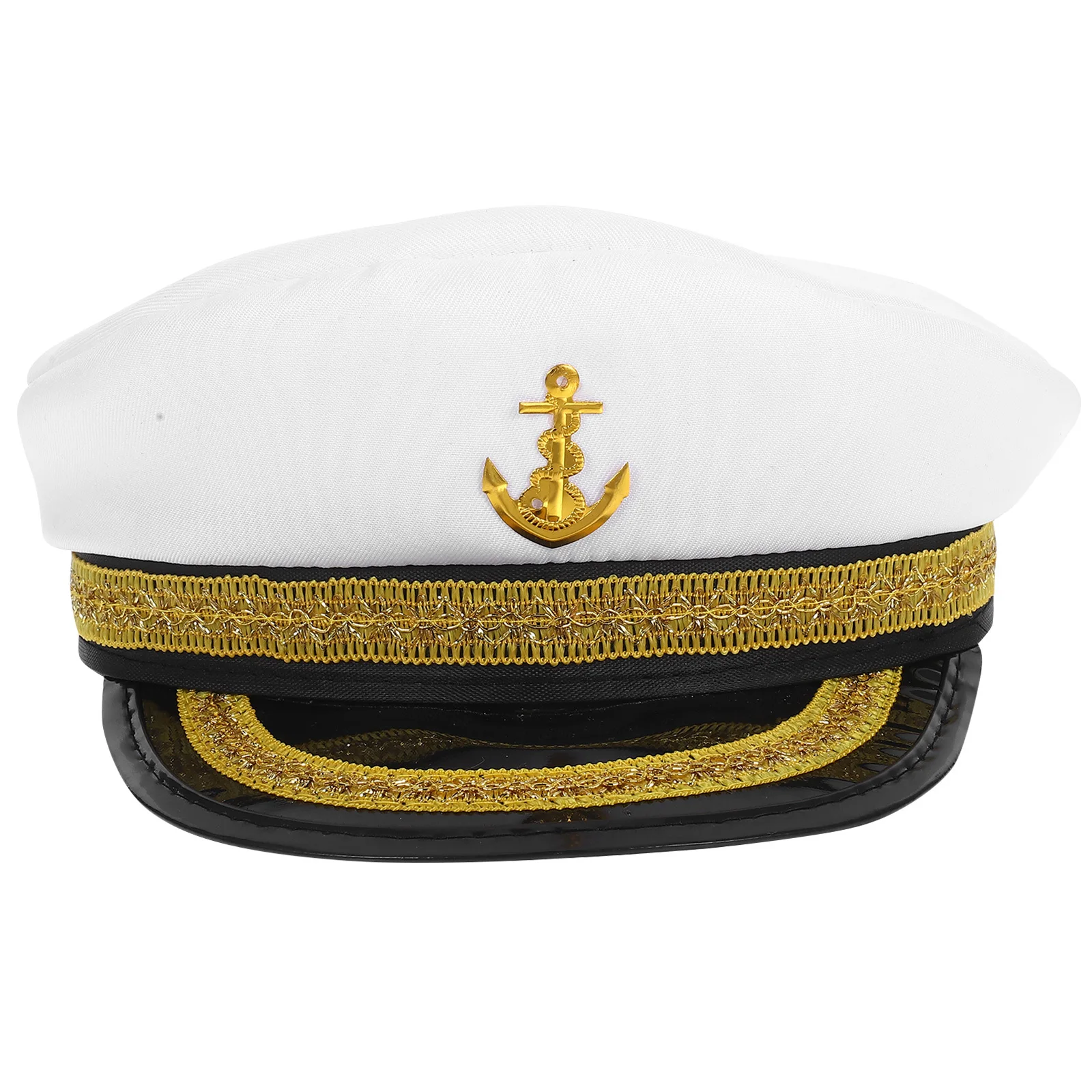 

Durable Captain Hat Adjustable Buckle Suitable All Ages Party Costume Sailor Hat Men Women Halloween Christmas Dress Up