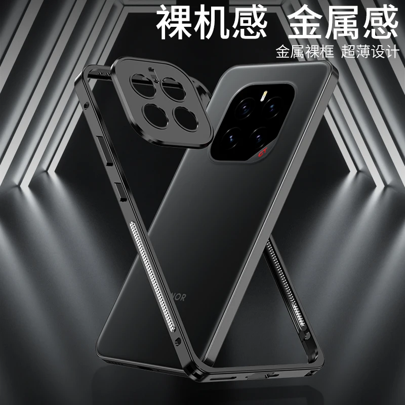 

Металлический каркас, бампер из алюминиевого сплава, чехол для телефона для Honor GT Pro, охлаждающая защита линз, жесткий бампер с рассеиванием тепла