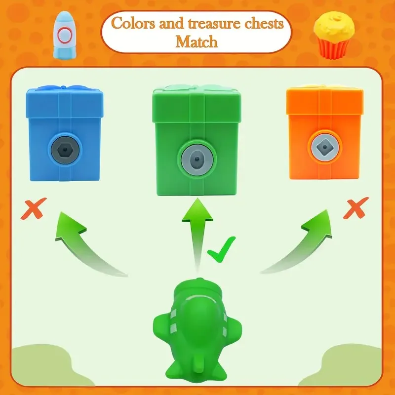 Baby Montessori Learning Toys Ocean Animal Finger Puppet Gift Set 10 Numbered & Matching Game Fine Motor Sorting Toy For Toddler