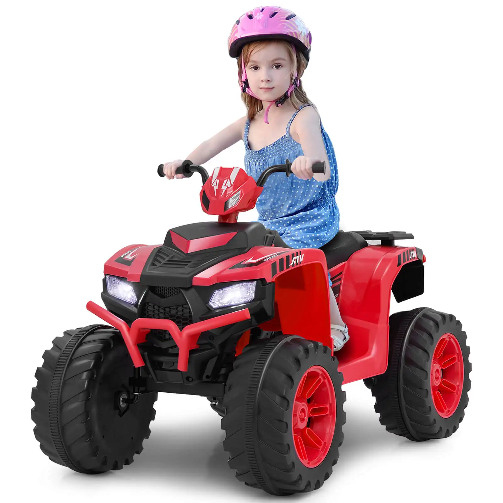 

24V Kids Ride-On Electric ATV 4-Wheeler Quad Car with Wireless Connection