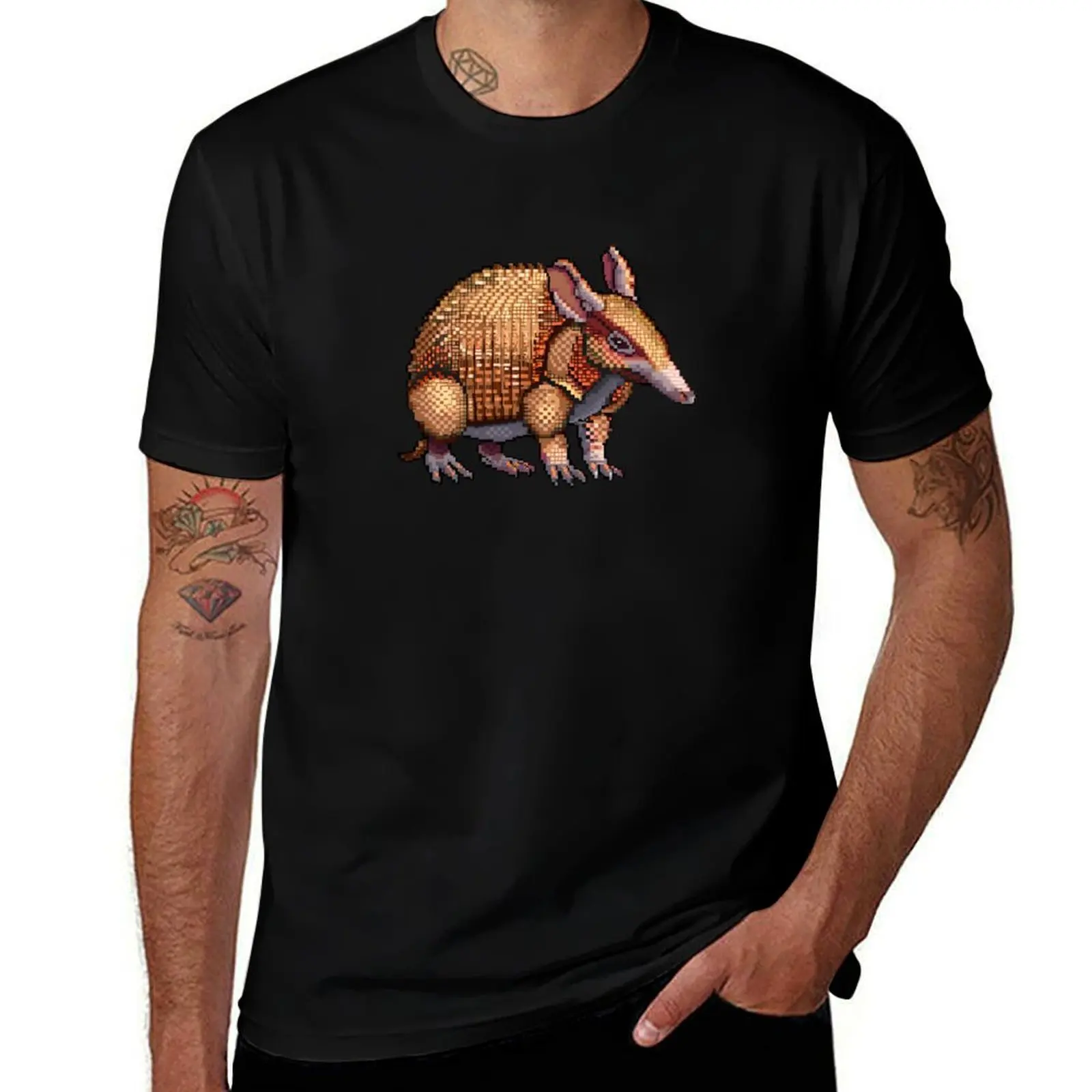 16-Bit Armadillo T-Shirt Casual Fashion Print Tee Top T-Shirt