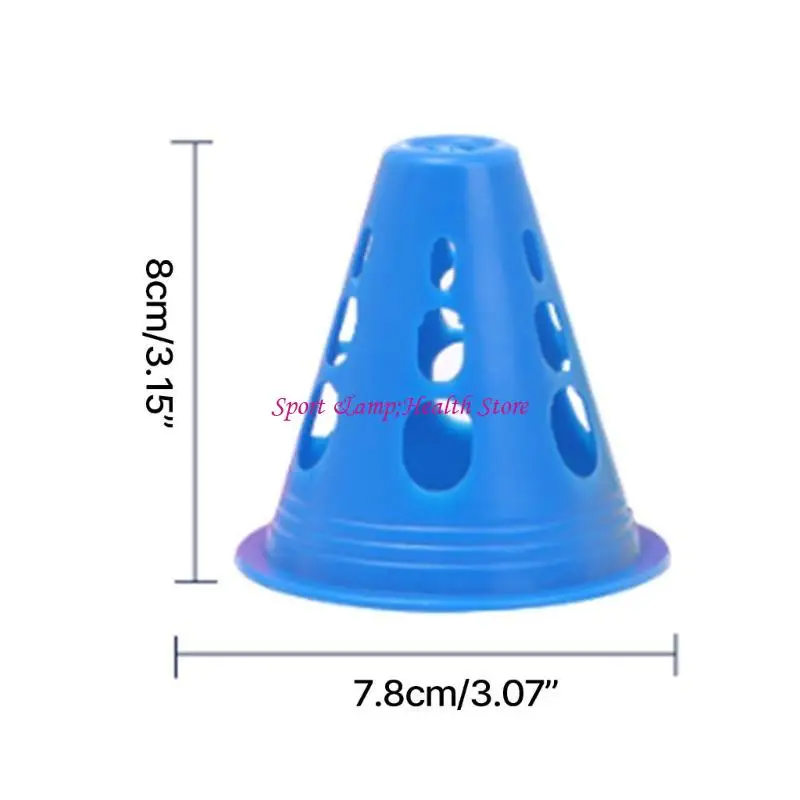 10 cái đánh dấu trượt tuyết hình nón đào tạo hình nón đào tạo đầy màu sắc đánh dấu sự nhanh nhẹn
