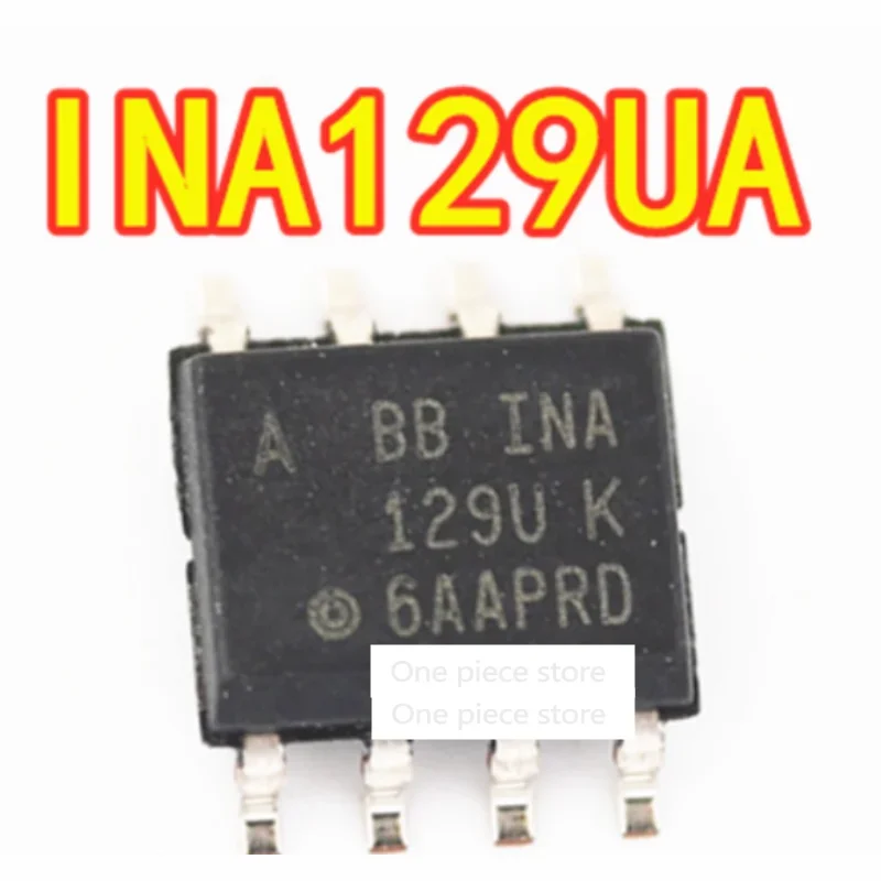 5PCS INA129UA Instrumentation amplifier Operational Amplifier IC Chip SMD SOP8