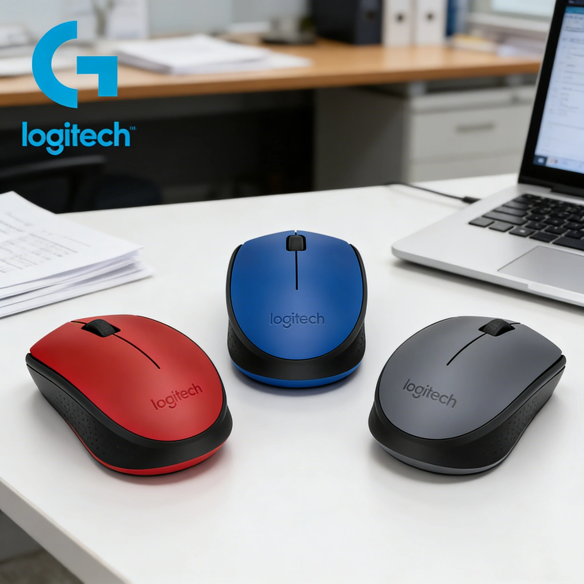 

Logitech M170 Wireless Mouse, Portable Mouse for Home, Office, Laptops, and Desktops; M185 M220 Wireless Bluetooth Mouse