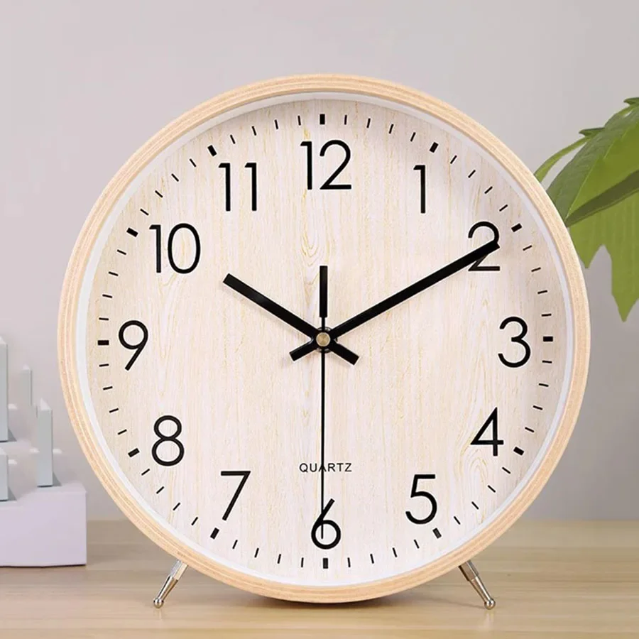 Wood Home Decorations Table Clocks Electronic Fancy Living Room Table Clocks Digital Bedrooms Girls Reloj Escritorio Room Decor