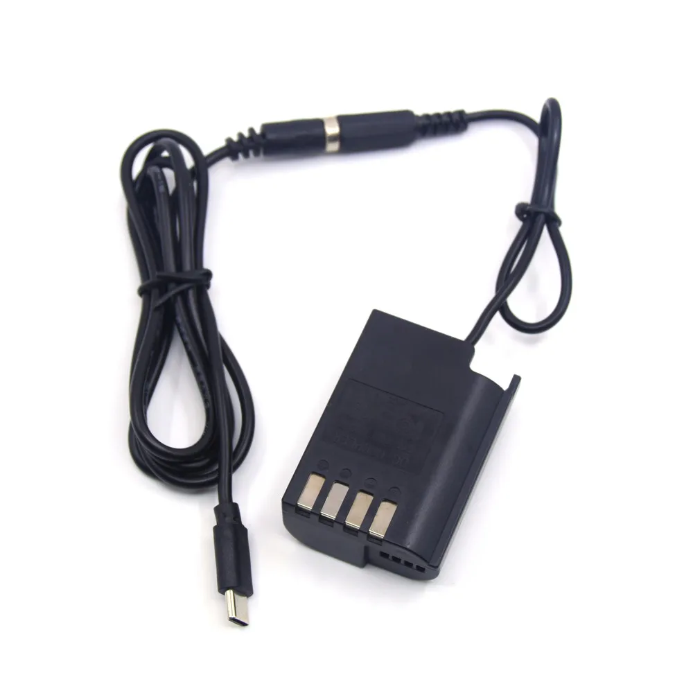 Acoplador de CC DCC17 para DMW-BLK22, batería ficticia de 5,5x2,1mm, hembra + PD, Cable de alimentación USB tipo C de 9V para Panasonic G9 GH6 GH5II DC-S5 S5GK, nuevo