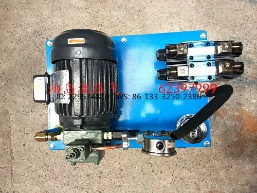 Numerical control machine hydraulic system, small press, oil pump motor 2P motor with VP20 oil pump