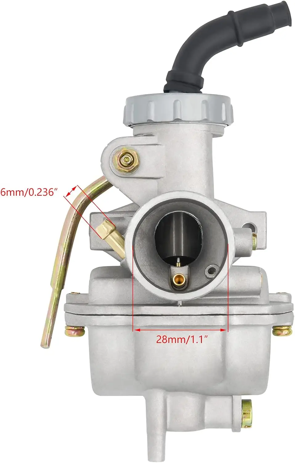 PZ20 Carburetor Kit for Kazuma Baja 50-125cc TaoTao 110B (Honda CRF50F/XR50R, 4-Stroke, Air+Fuel Filter+Gasket, Direct Fit)