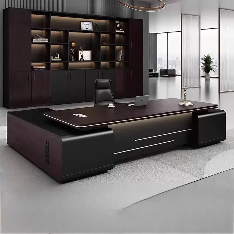Factory Direct 2026 Senior Office President's Modern Class  Chairperson's Desk Leadership Work  Boss