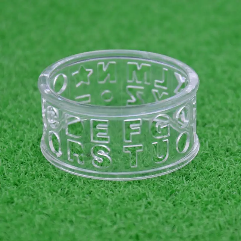 Custom Golf Ball Transparent Alphabet Marker Perfect for Creating Unique Player Monograms