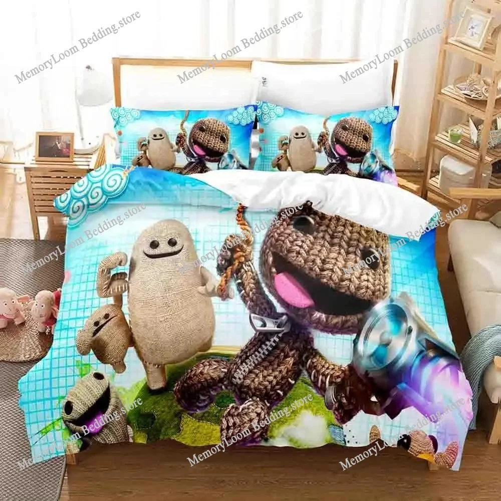 

3d Print Game Sackboy A Big Adventure Bedding Set Single Twin Full Queen King Size Bed Set Adult Kid Bedroom Duvet Cover Sets