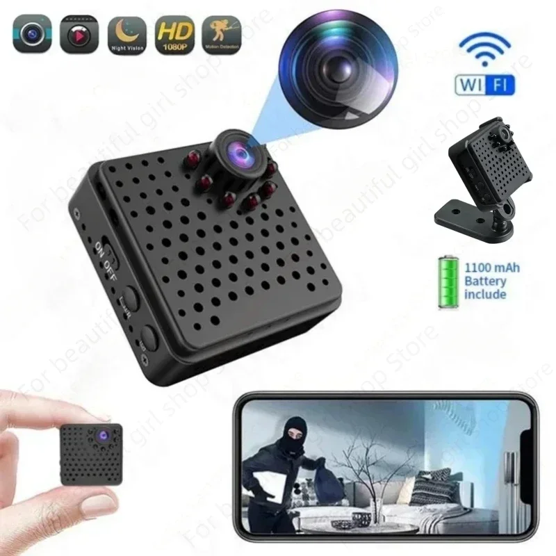 1080p hd mini câmera wi fi inteligente segurança em casa visão noturna sem fio webcam esportes ao ar livre micro ip vigilância filmadoras espia