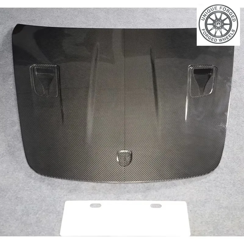 26 Style OUER 2004-2012 Black Bolt-On Dry Carbon Fiber Engine Hood New Condition Universal Fitment For 911 997 1 Year Warranty