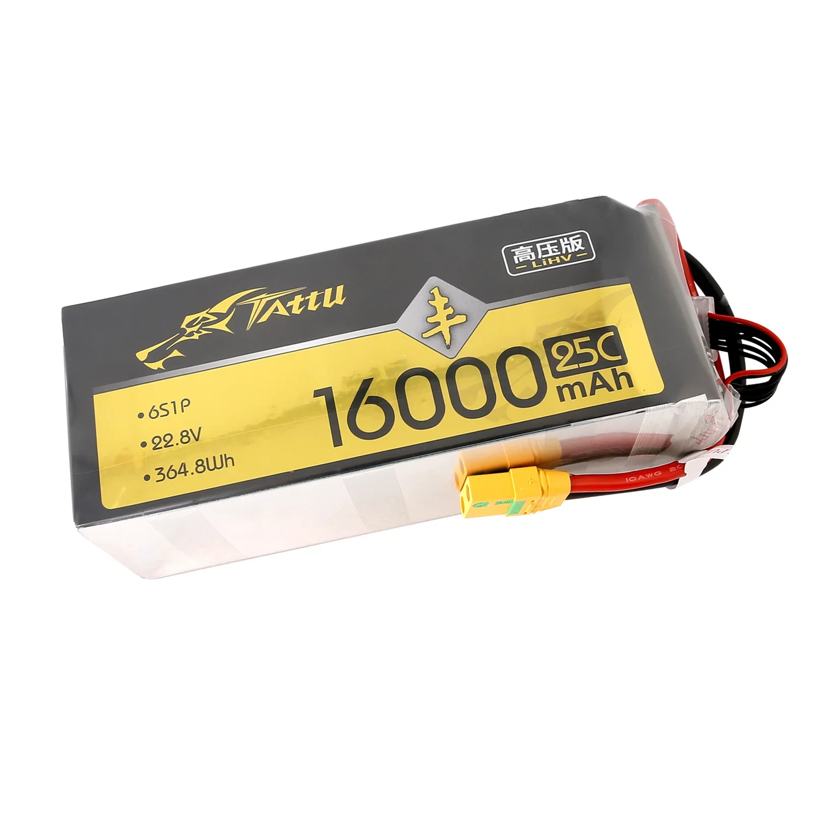 Tattu UAV HV Lipo Battery 16000mAh 22000mah 6S 22.8V 25C XT90S Plug Large Capacity Agricultural Drones