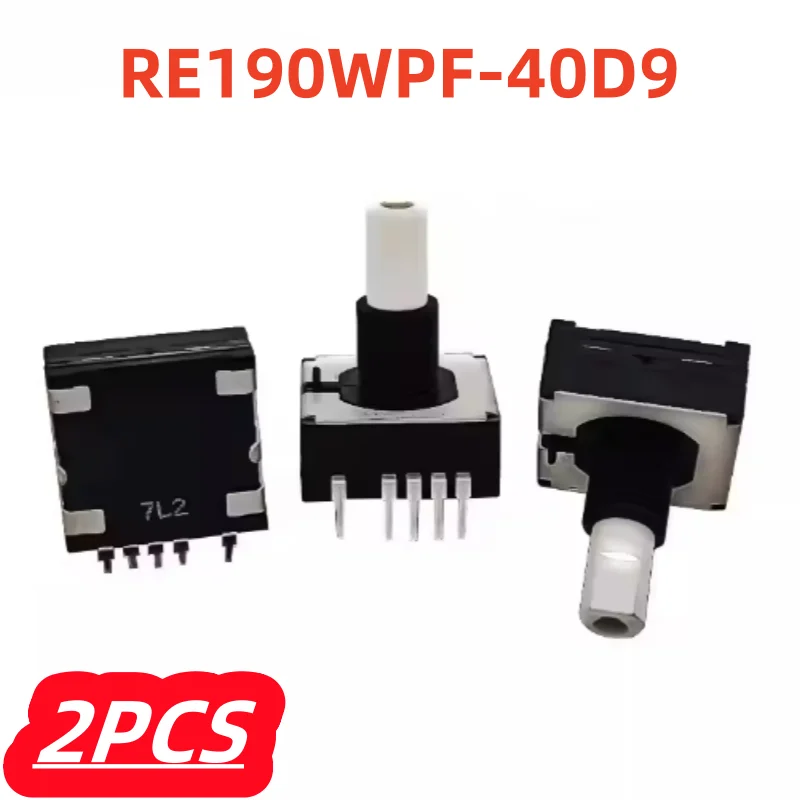 2Pcs/lot 100% New RE190WPF-40D9 360 Degree Rotary Encoder 19 Type 16 Speed Insulated Shaft
