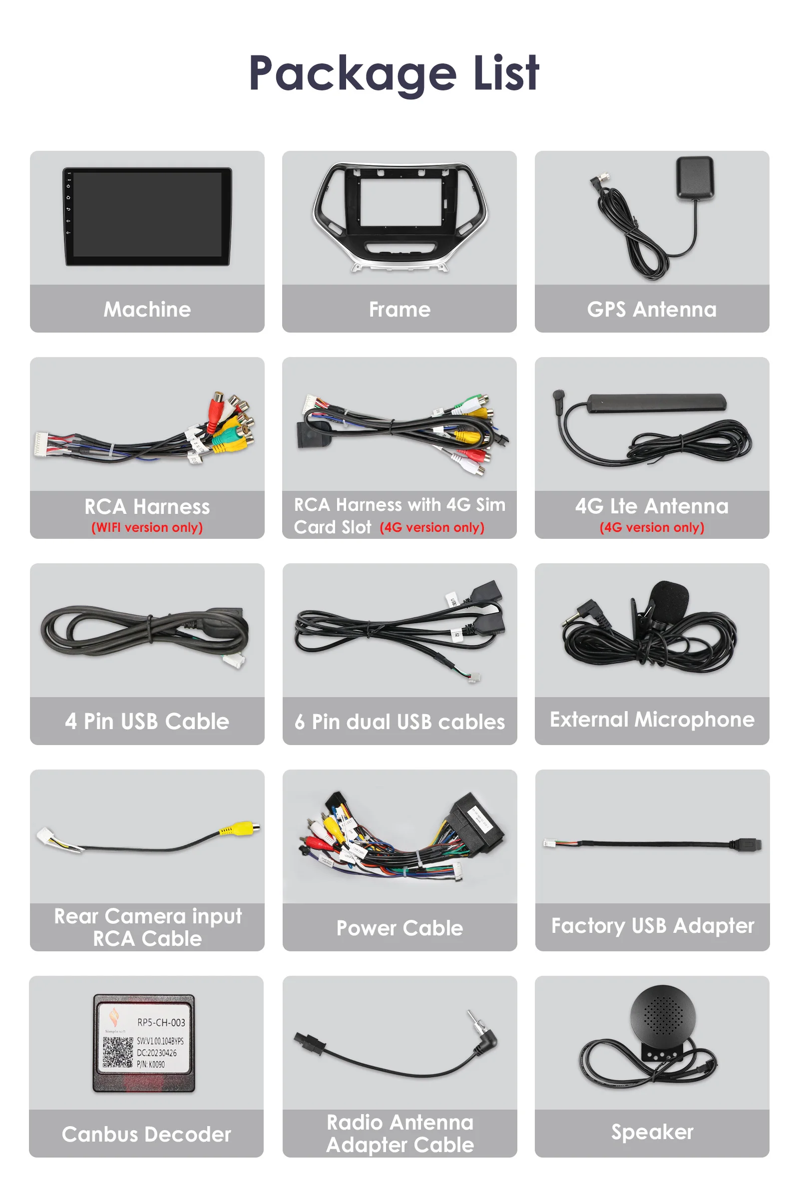 Android car radio for Jeep Cherokee KL photo
