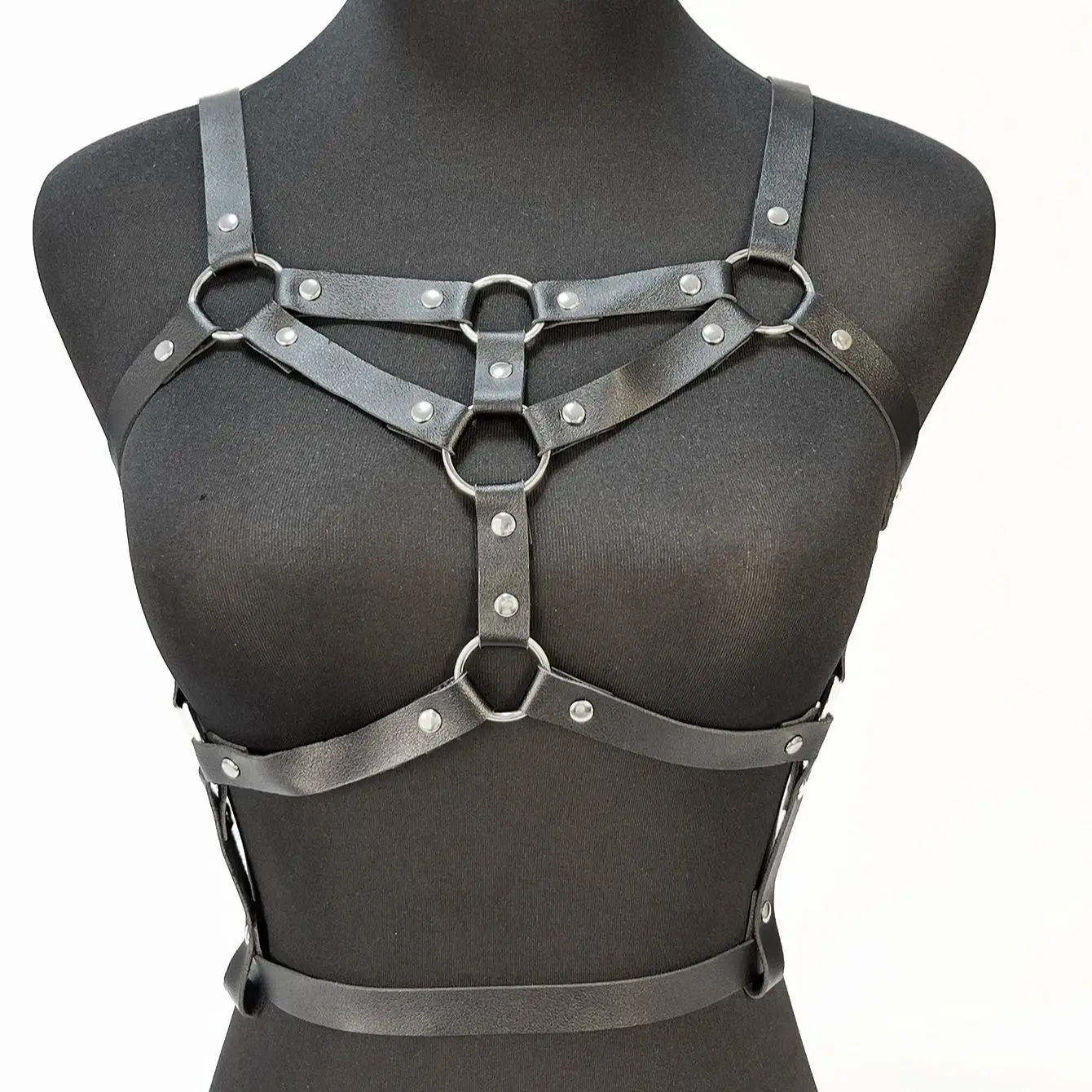 Fashionable and Sexy Leather Straps with Adjustable Body Restraints for Daily Wear, Party and Holiday Sexy Clothing Accessories