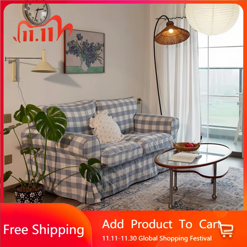

Vintage Filling Living Room Sofas Comfortable Lazy Individual Loveseat Living Room Sofas Design Create Muebles Home Furniture