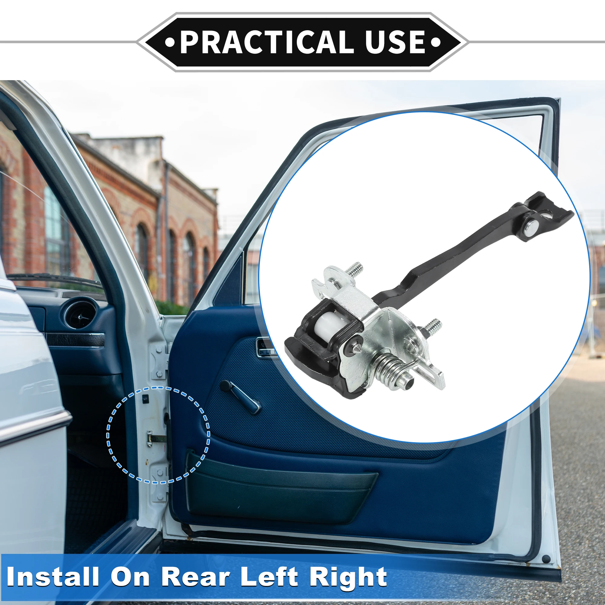 

UXCELL ограничитель ремня для проверки двери, совместимый с Citroen C4 Picasso I Mpv (UD_) 2006-2013, прочный задний левый и правый