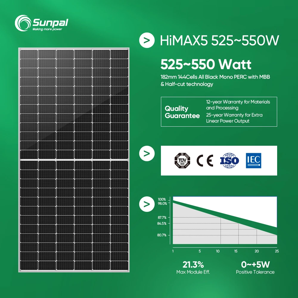 Sunpal komplett Photovoltaik netz unabhängige mono kristalin Solarpanels ystem 5000w 5kw 10kw Full Home Solarenergie Power Kit Preis