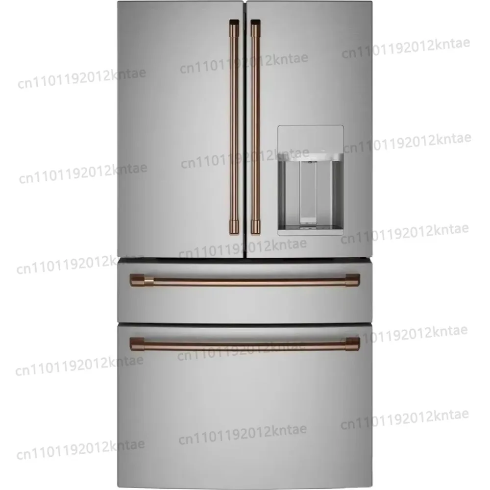 Genuine 4-door French door refrigerator touch screen stainless steel