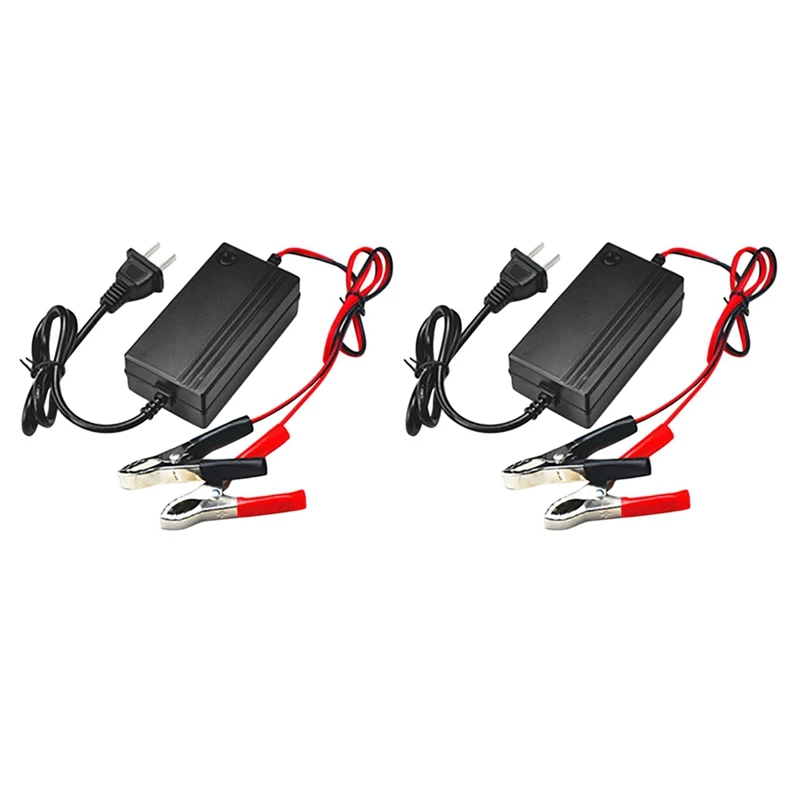 2X Car Battery Maintainer Charger Tender 12V Portable Auto Trickle Boat Motorcycle US Plug