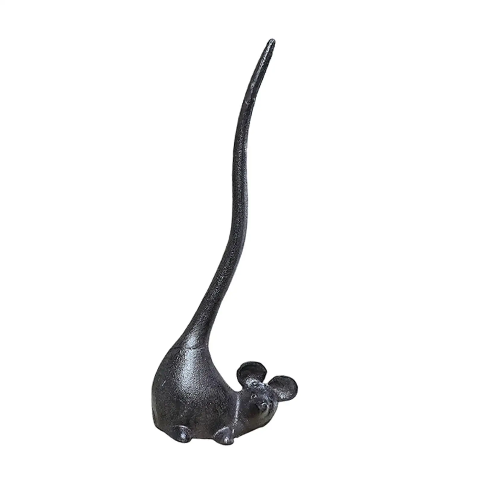 Stylish Paper Towel Rack Freestanding Cast Iron Holder for Bathroom Kitchen Tabletop Napkins Storage