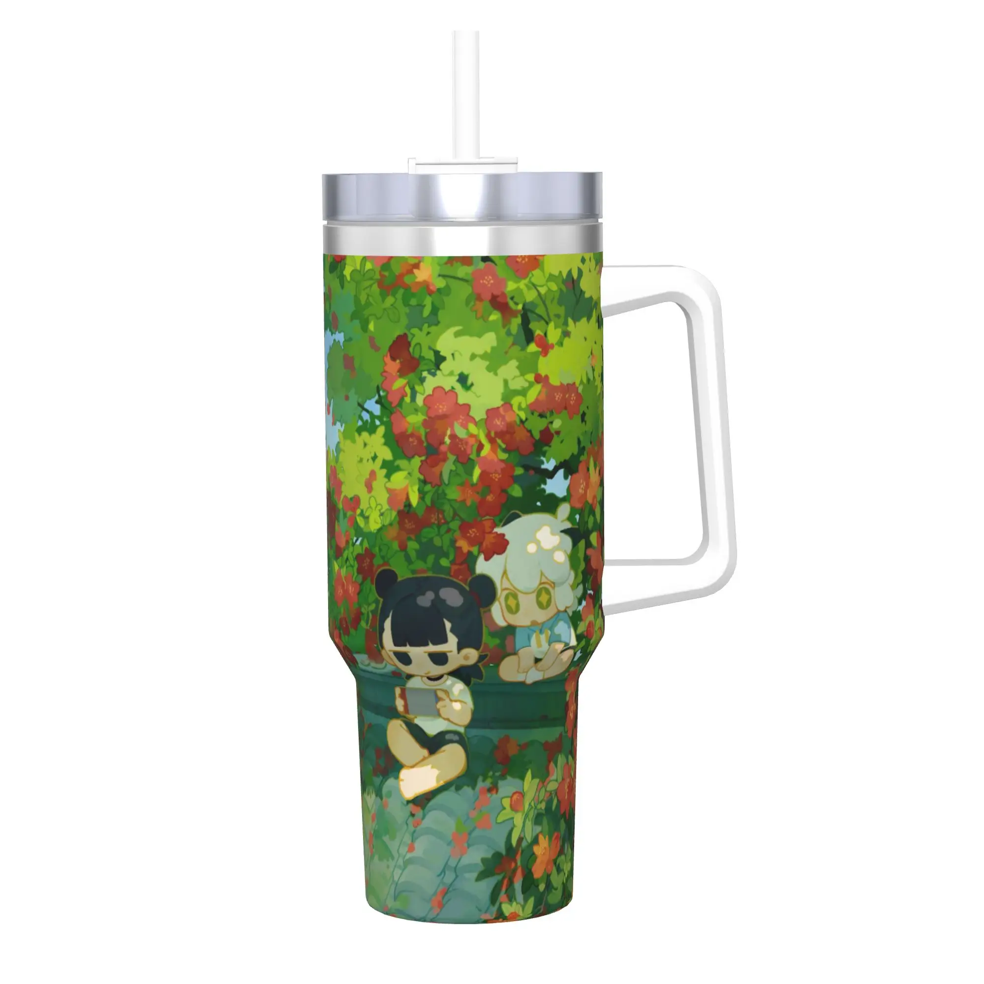 Stainless Steel Tumbler Kawaii Anime LUOXIAOHEIs Coffee Mug  Insulated Cold and Hot Mugs Cup Travel Water Bottle