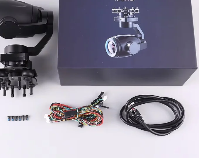 Original 4K 8MP Ultra HD Gimbal Camera SIYI ZR30 with 180X Hybrid 30X Optical Zoom Night Vision 3-Axis Stabilizer 1/2.7" CMOS
