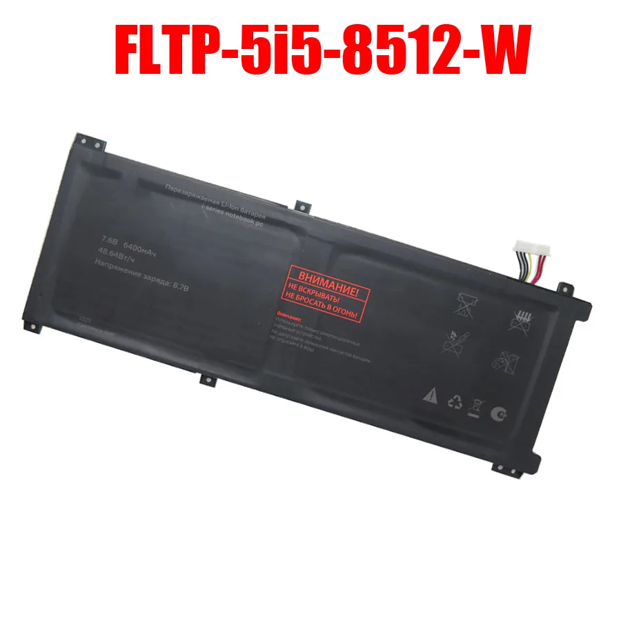 

Аккумулятор для ноутбука F + FLAPTOP I FLTP-5i5-8512-W 7,6 В 6400 мАч 48,64 Втч Новый