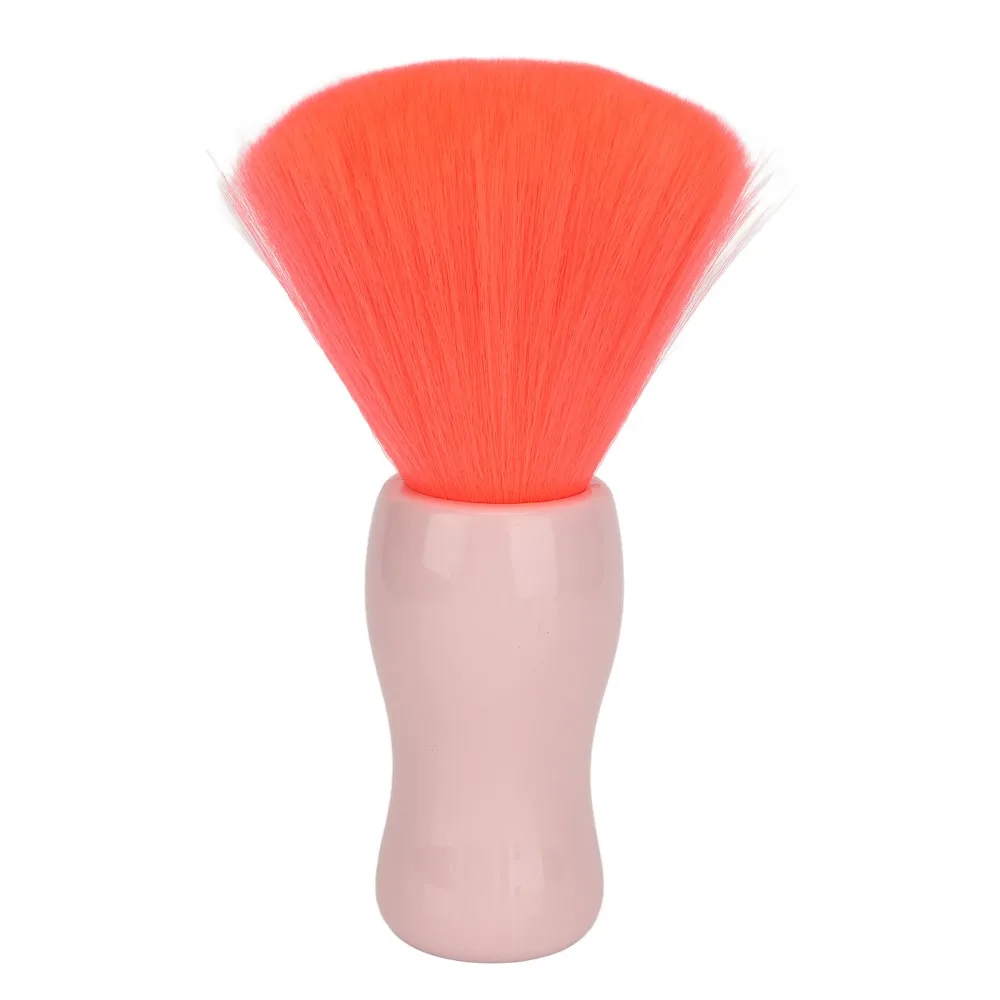 Nylon Neck Duster Brush Ergonomic Design Compact Hair Sweeping Brush Easy Clean Professional Neck Cleaning Hairbrush Home Use
