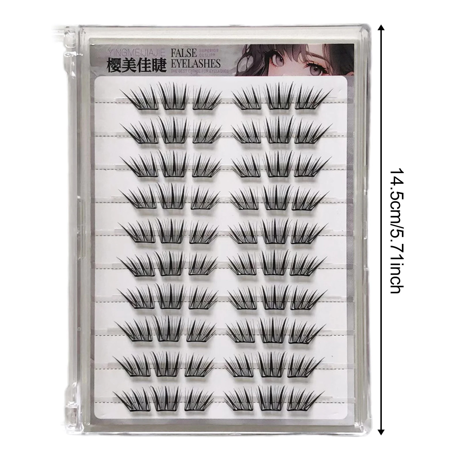 Moda diária extensões de cílios postiços misturados 9-13mm comprimentos c onda volume fibra cílios cosplay salão de maquiagem