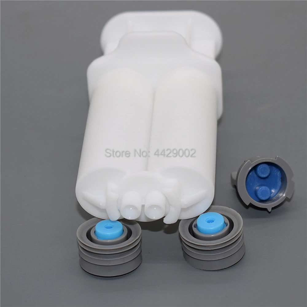 500 Stück Leere Kartuschen 25ml 1:1 AB-Klebstoff-Kartuschen-Set & 500 Stück Handkolbenwerkzeug zum Befüllen von 2-Komponenten-Epoxidharz AB-Epoxidharzen – Detail 4