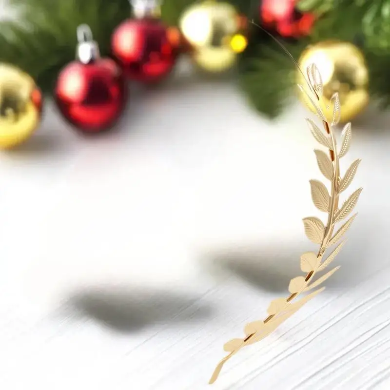 

New Retro Gold Color Leaf Headband Headpiece Crown Tiara Headdress Goddess Greek Head Jewelry Wedding Hair Accessories