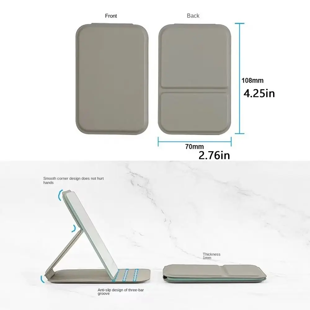 High Definition Desktop Stand Mirror Delicate Hand-held Compact Cosmetic Mirror Light Weight Easy To Carry Pocket Make-up Mirror