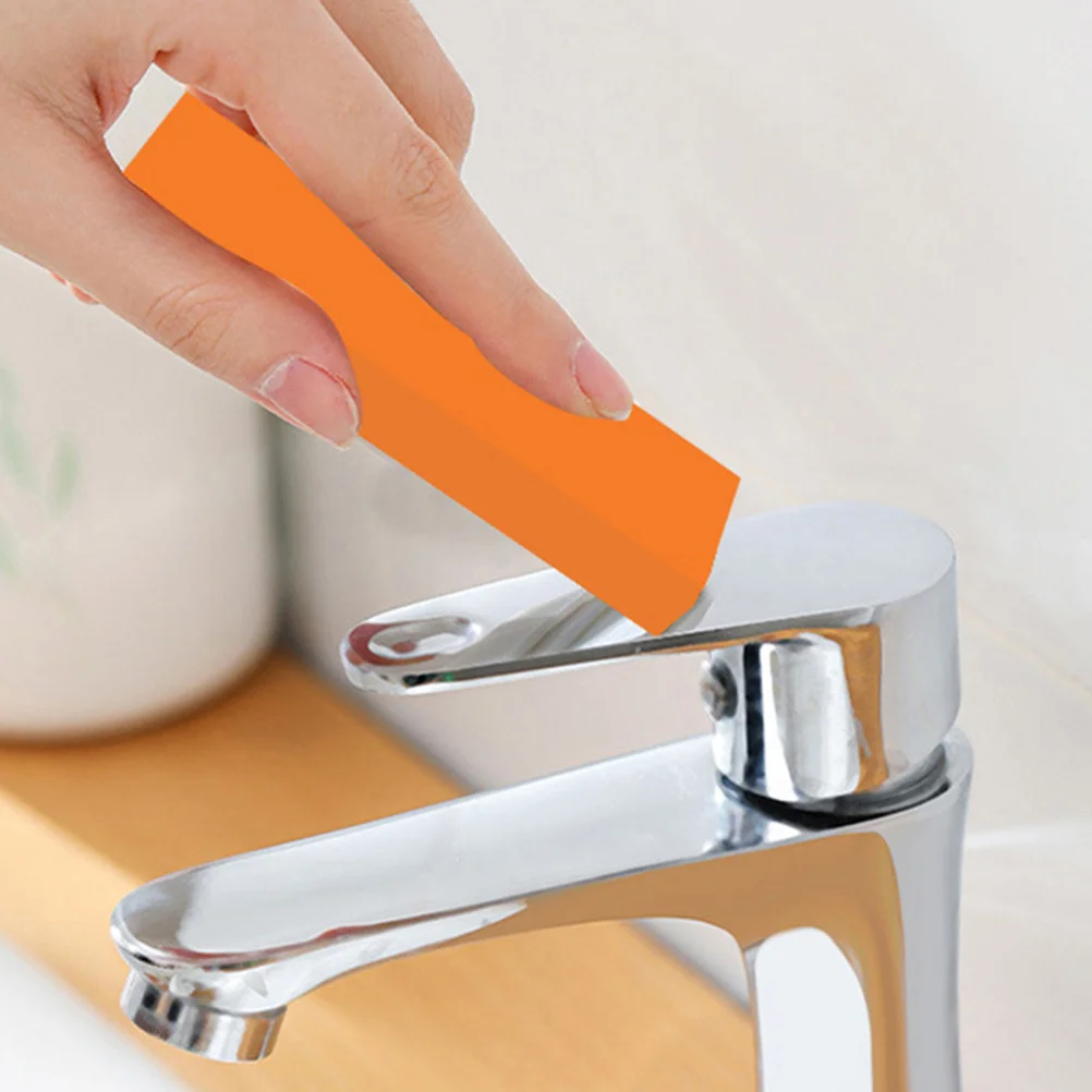 

3pcs Cleaning Sponge Rubber Scrubber For Kitchen Sink Stainless Steel Scratches Rust Stain Remover Multi-Use Wok Scrubber