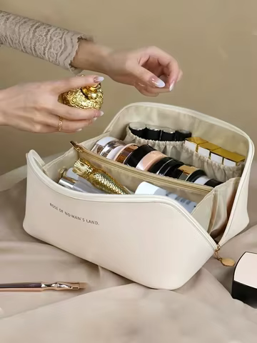 Makeup Organizer Female Toiletry Kit Bag Make Up Case Storage Pouch Luxury Lady Box, Cosmetic Bag, Organizer Bag For Travel Zip