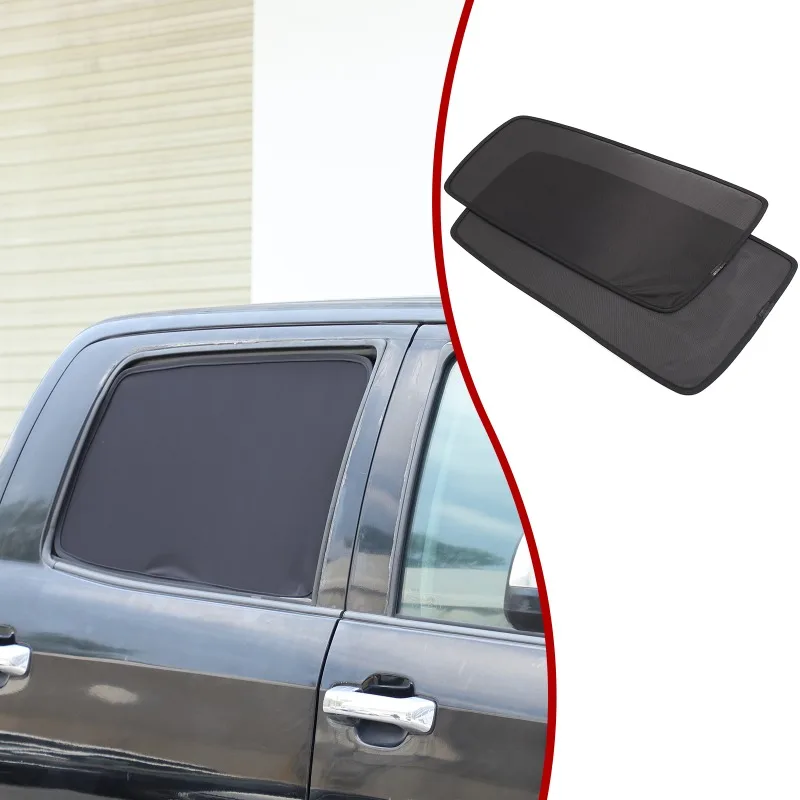 

Для Toyota Tundra 2007-2021 гг. Заднее боковое стекло, сетчатый солнцезащитный козырек (модель с памятью), автомобильные аксессуары