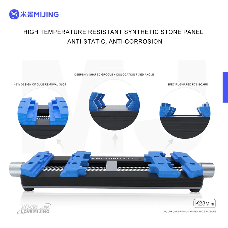 MiJing-Mini Motherboard Manutenção Fixture com IC Posição para o telefone móvel, Multifuncional portátil PCB Board Repair Clamp, K23
