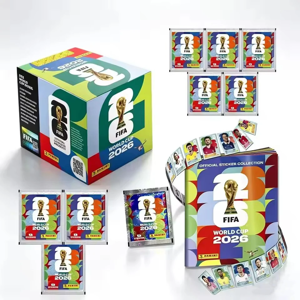 In Stock Panini 2026 FIFA World Cup Sticker Pack Panini Soccer Card Panini Cards Soccer Memorabilia Collection Football Cards view 2