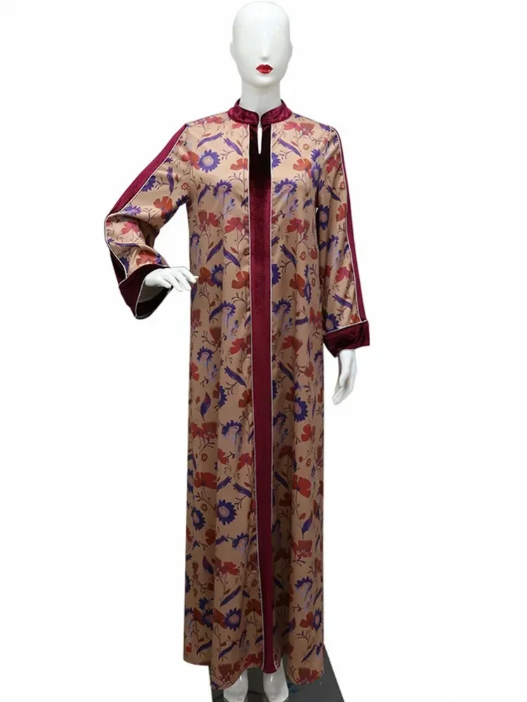 African Dresses For Women Muslim Fashion Abayas Boubou Dashiki Ankara Outfits Evening Gown Dubai Kaftan Abaya Robe Marocaine