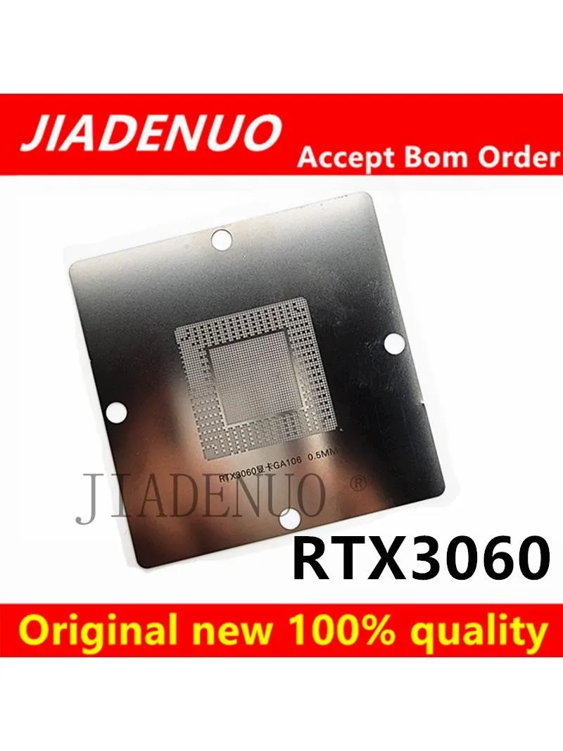 Ogrzewanie bezpośrednie 90*90 RTX3060 3060T GA106-875-A1 GA106-850-A1 GA106-150-KA-A1 GA106-300-A1 GA106-400-A1 GPU BGA 0.5MM Stencil — zdjęcie 2