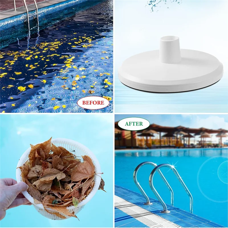 

ABBP-2Pcs 7In SPX1082CA Pool Skimmer Basket And 2Pcs SP1106 Vacuum Plate For Hayward Skim Vac In-Ground Swimming Pool Skimmer