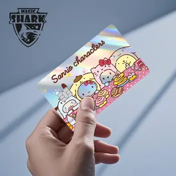 Horký výprodej Hello Kitty Kuromi holografický laserový lesklý film krycí fólie pro debetní kreditní kartu bankovní kartu 8 nejlepší prodej napájecí modul vinotéky pcb110729m1 - №4