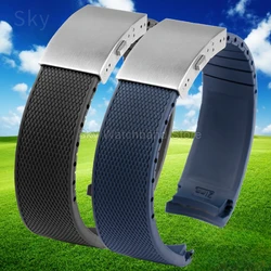 For Longines Conquest Anti-Allergy Accessories Rubber L3.781 642 742 782 Men's Sports Diving Silicone 21mm Watchband