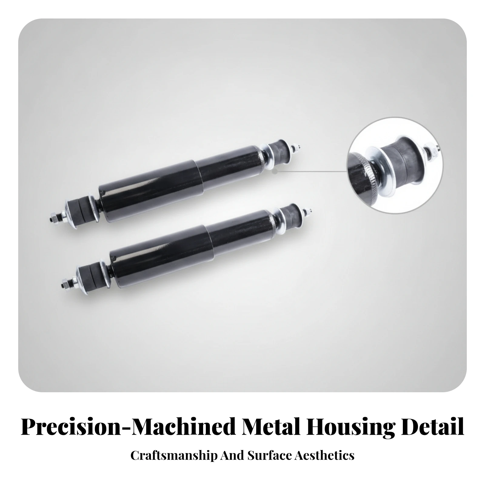 2 Pieces Golf Cart Shock Absorber OEM Replacement Shock Absorber with Bushings Hardware Smooth-Riding for Mechanics