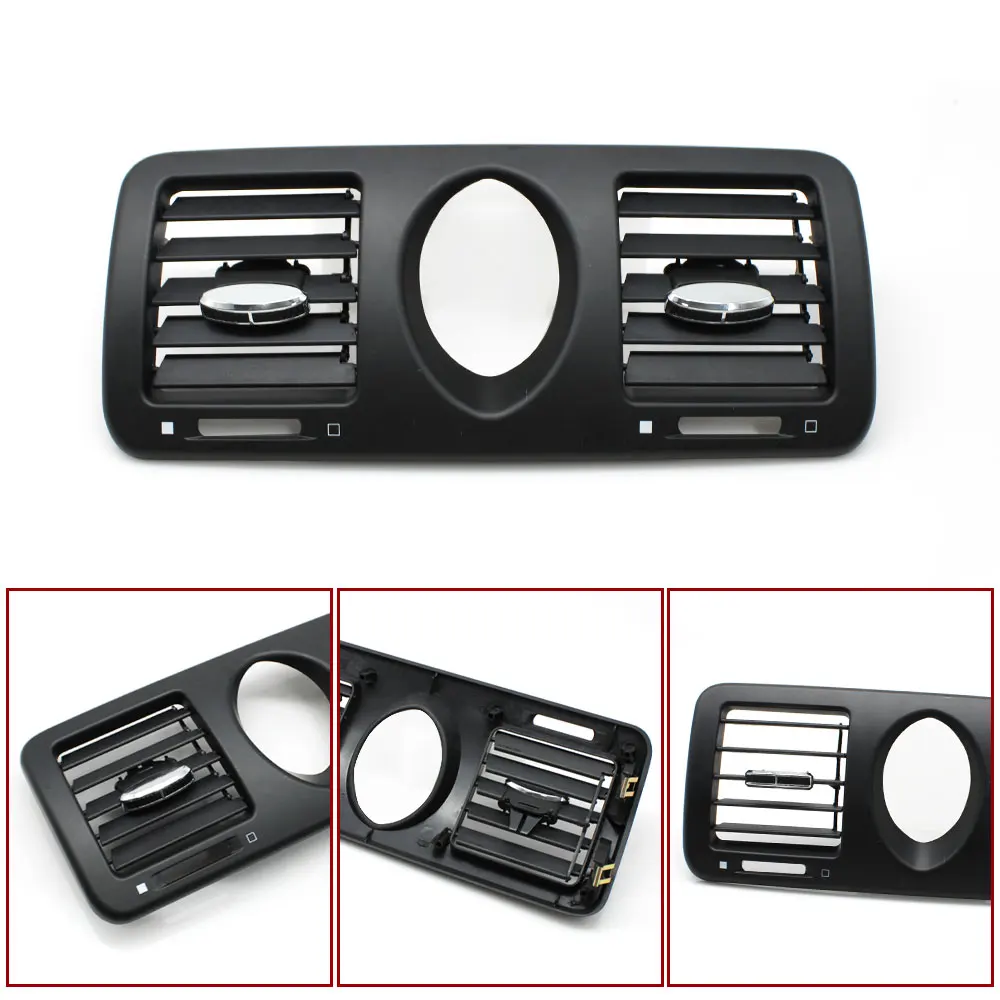 سيارة الجبهة الخلفية لوحة القيادة تنفيس الهواء المنزلق التيار المتناوب تنفيس مصبغة منفذ غطاء لوحة لمازيراتي كواتروبورتي M139 2004-2012 66526500 #4